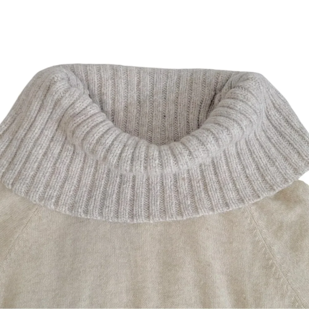 Alice + Olivia Cream Cowl Neck Sweater